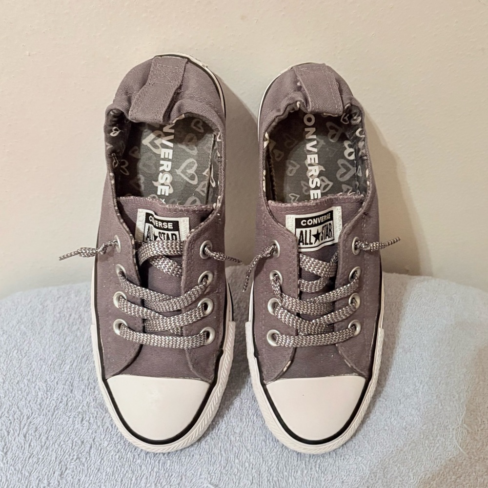 Converse Charcoal Low-Top Sneakers